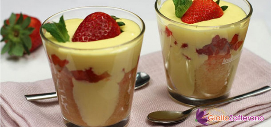 Tiramisù fragole e limoncello