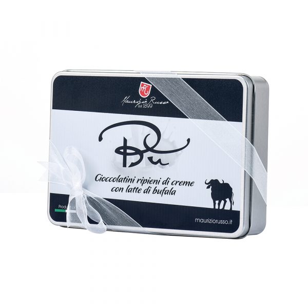 <strong>Latta rettangolare BÙ®</strong> cioccolatini ripieni di creme con latte di bufala