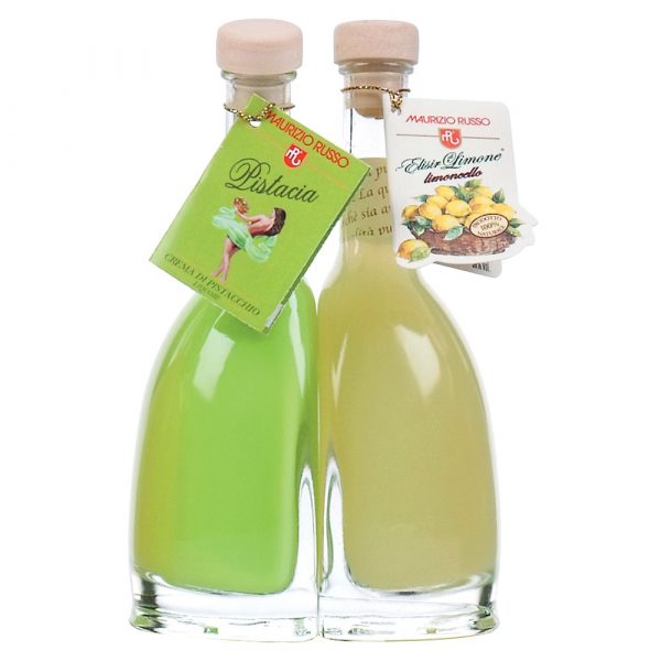 <strong>Elisir di Limoncello® </strong>30° + <strong>Pistacia® </strong>17°  cl 10