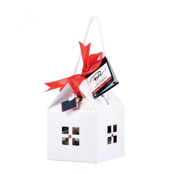 <strong>Casette Babbo Natale BÙ®</strong> cioccolatini ripieni di creme con latte di bufala