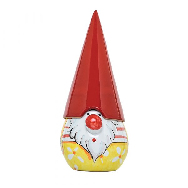 <strong>"Gnomo Rosso" Gnomi in ceramica vietrese</strong> con cioccolatini, caramelle e gelèe