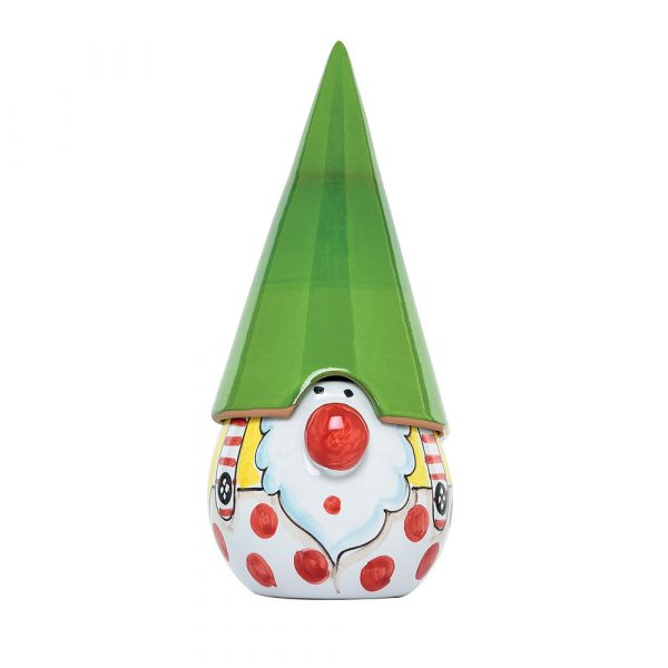 <strong>"Gnomo Verde" Gnomi in ceramica vietrese</strong> con cioccolatini, caramelle e gelèe