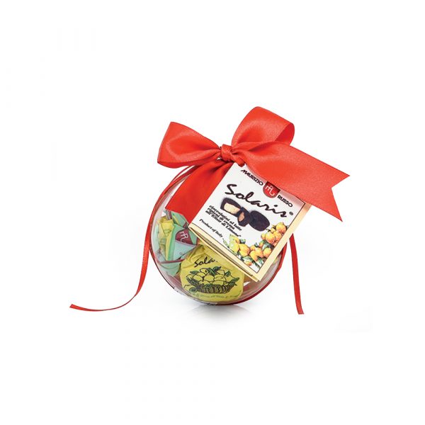 <strong>Sfere Cioccolatini Solaris®</strong> cioccolatini ripieni di crema al limone, rhum, mandarino
