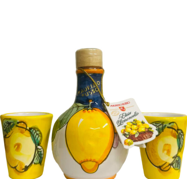 BOX CERAMICA - LIMONCELLO CON LIMONE COSTA D'AMALFI IGP - immagine 2