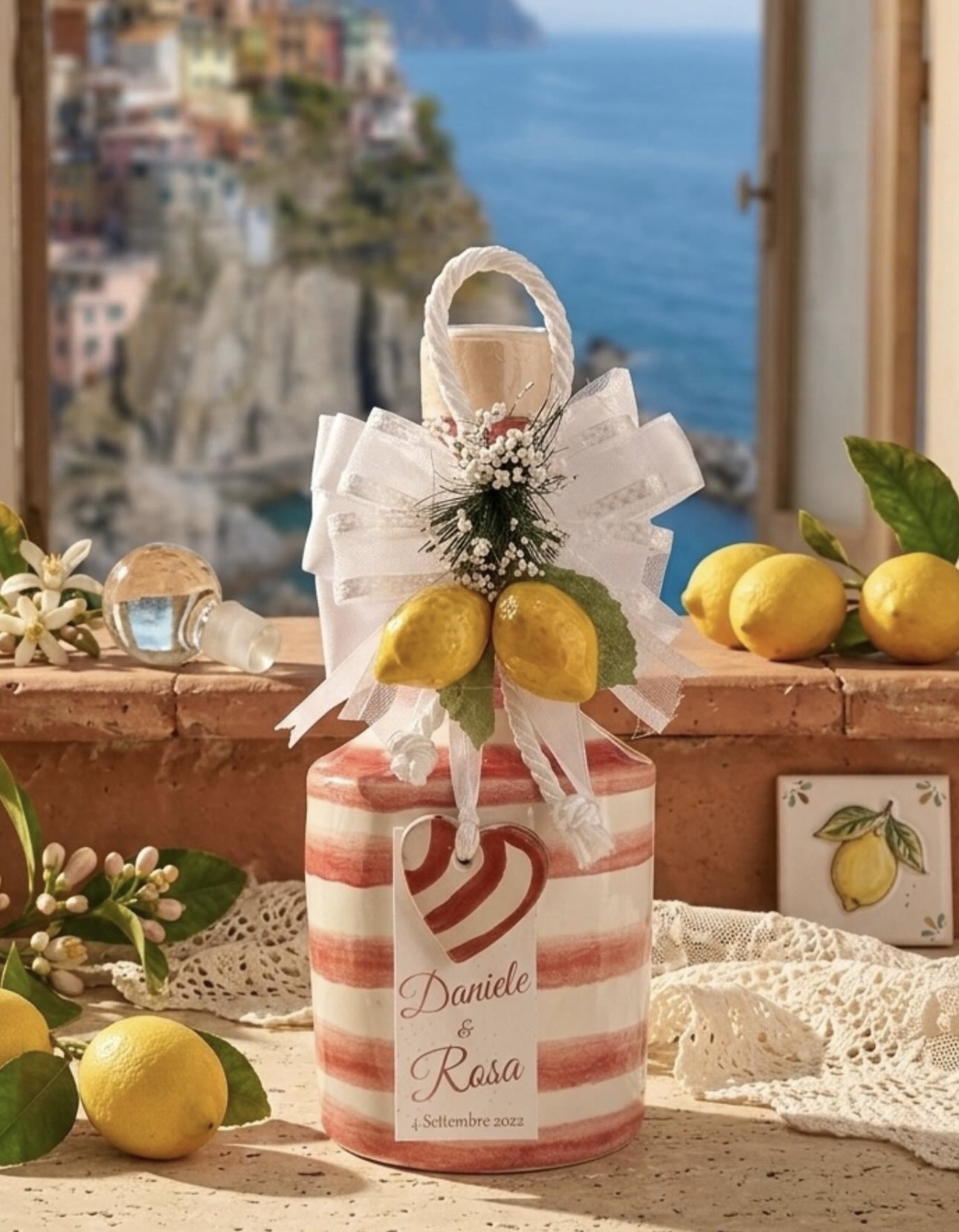 Elisir di Limoncello in Ceramica